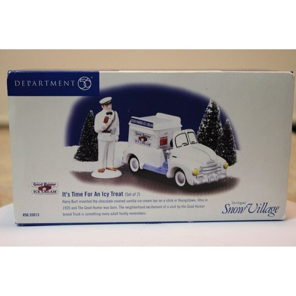 Dept 56 Snow Village - It's Time for an Icy Treat - Picture 1 of 6